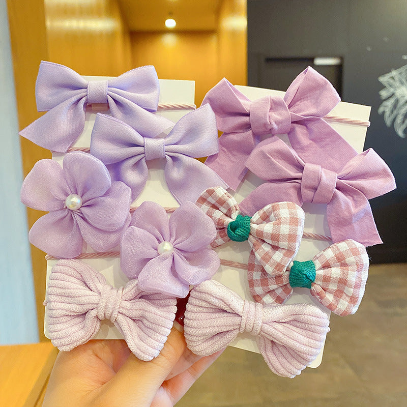 Wholesale Children's Rubber Band Baby Cute Girl Headband Bow Headband